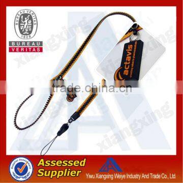 2014 Custom Fashion lanyard with zipper pouch