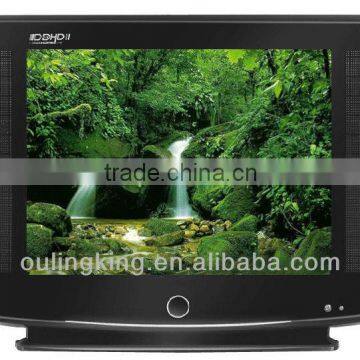 ultra slim crt tv 14" 17" 21" pure flat screen crt tv crt tv price