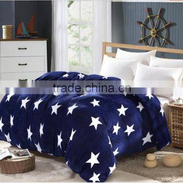 Luxury Brushed Flannel Fleece Blanket Printed Pattern