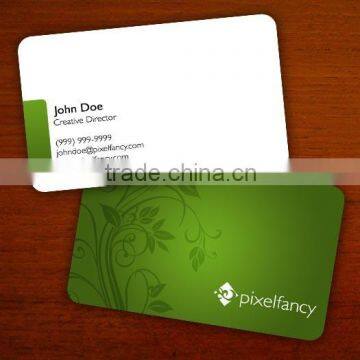 custom private design specially effect paper business card