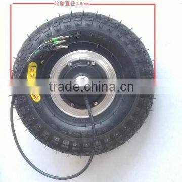 12 Inch Double Single Shaft Tubeless Scooter Motor Wheelchair Motor Electric Bicycle Motor