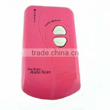 Mini Promotion Gift FM Auto Scan Radio With Earphone
