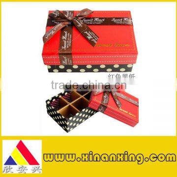 Packing 6pcs of Chocolate Gift Boxes Decorative Chocolate Boxes Christmas Gift Boxes