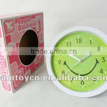 6 styles smiling face wall clock SM166010