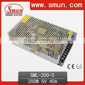 110V/220V Input 200W 5V DC Output Power Supply SML-200-5