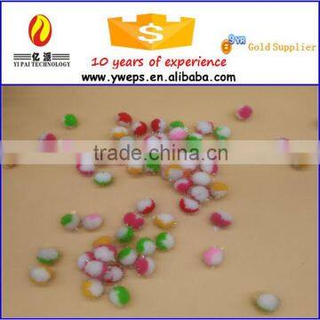 Wholesale sorts of mini soft colorful glitter pompoms