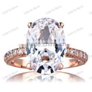 Blake's Rose Gold Cubic Zirconia Engagement Ring