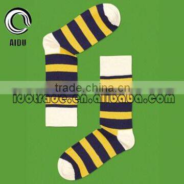 Hot Strip Cotton Socks Custom Happy Fashion Socks