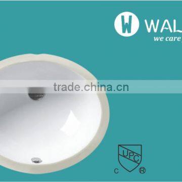 Cheap WL1512 Oval Bathroom Ceramic Undermount Sink