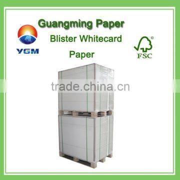 coated blister white card paper jumbo roll / sbs ivory board paper for wrapping