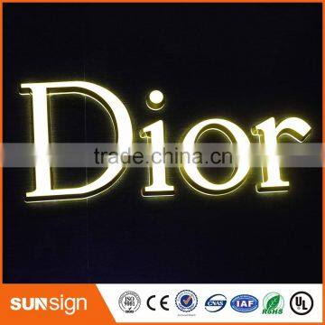 Hot Sale Advertising All Acrylic Illuminated Letter