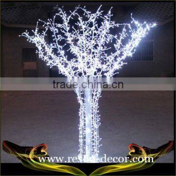 H:2m white decorative tree branch led lighting white wedding trees