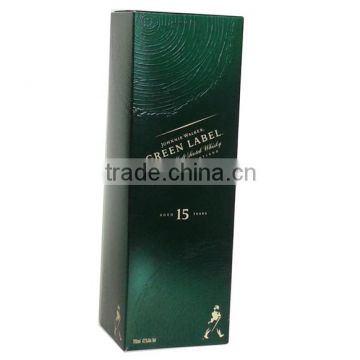 High end paper customized package boxes for wine packing with free sample