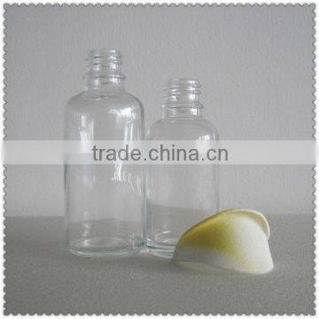 Clear Round Essential Oil Bottles 100ml 50ml Small Glass Bottles