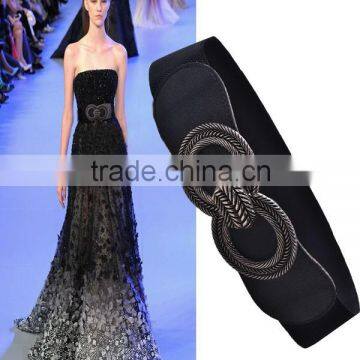 Elastic Belt PU Ending Womens Belt Fashion Belts For Ladys 2015 Polyester Webbing