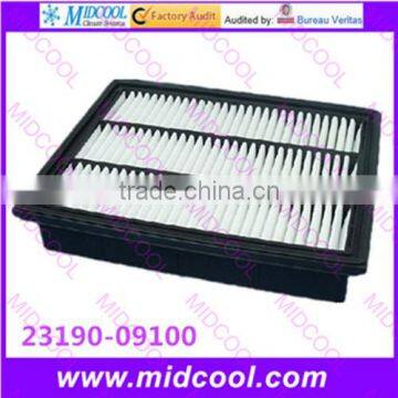 High quality air filter cabinfilter for 23190-09100 2319009100