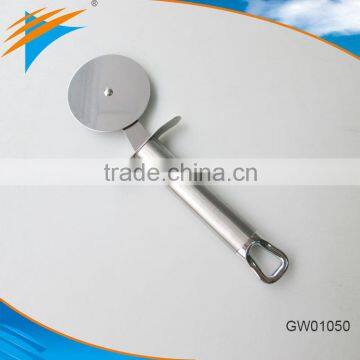 2016 New Hot Selling Kitchen Tools Single Head Stainless Steel Pizza Wheel Pizza Kinfe