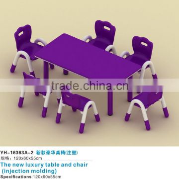 Latest nice and cheap kids school furniture table and chair set