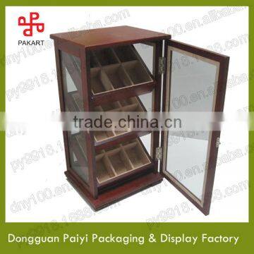 wooden display cabinet