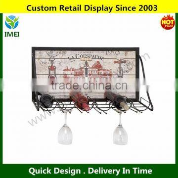 Wooden Wall Wine Rack YM5-1136