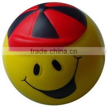 Smile ball pu ball