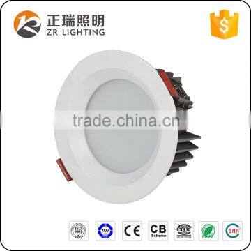 Die Casting Aluminum Housing Material Dimmable Antiglare 12W 24W 36W Bridgelux Chip SMD LED Downlight