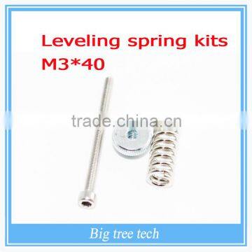 3D Printer accessories HOT Sale 3D printer Leveling components M3 screw flat spring assembly Leveling knob suit