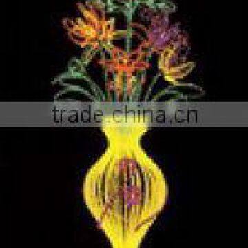 vase light LED 3D decor motif light