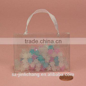Ribbon Handle Plastic Mini Purses Style Box photo-6
