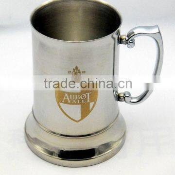 Stainless steel beer mug