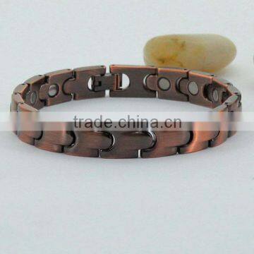 Wolesales special color for men with magnetic copper bracelet