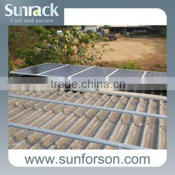 pitched roof pv panel mounting system solar mount structure support