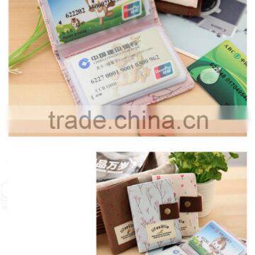 Floral Credit ID Card Wallet Purse Holder Pouch Coin Bag photo-5