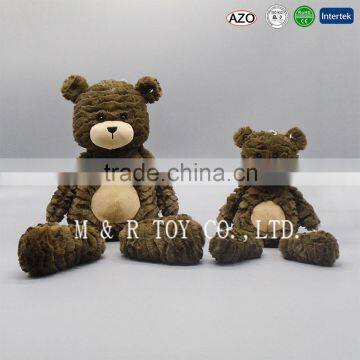 Cartoon Toy Stuffed Bear Plush Doll in Brown Color photo-2
