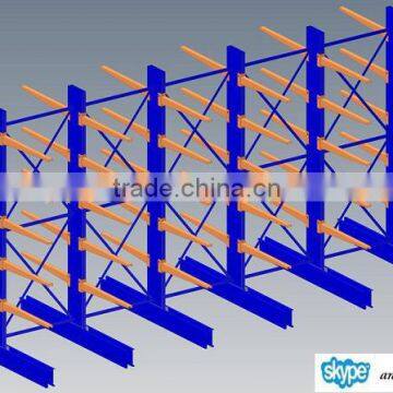 HJX Galvanized Light Medium Heavy Duty pvc sheet cantilever rack