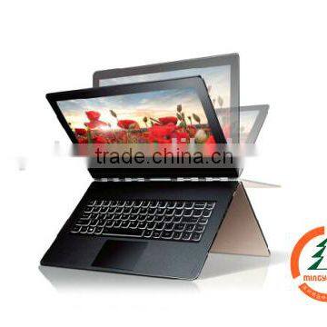 Cheap fashion 13.3 inch touchscreen netbook computer, core M 5Y70 1.1GHz deformable mini laptop