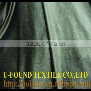 Hot Sale Warp Knitting Polyester GREEN Velvet High Quality Shinning Velvet Fabric FOR SALE photo-5