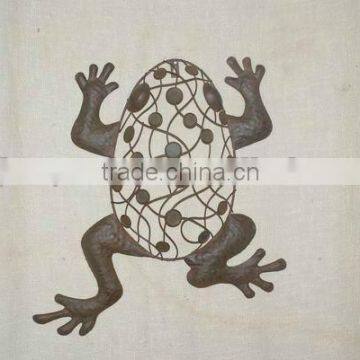 Decorative frog Metal wall decor