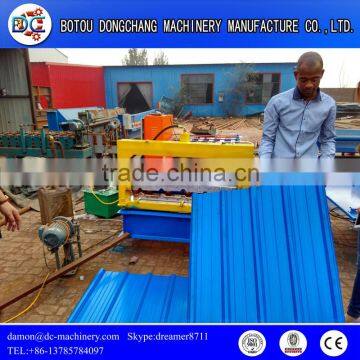 IBR sheet roll forming machine exported to United State