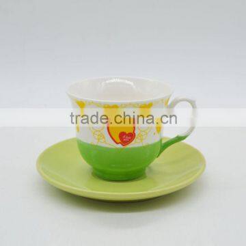 Ceramic Mug and Saucer Tea Cup Coffee Cup for Homeuse photo-5