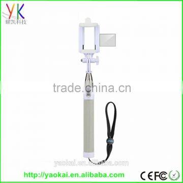 2015 Wholesale Bluetooth Monopod Selfie Stick Wireless Selfie Stick With Mirror photo-3