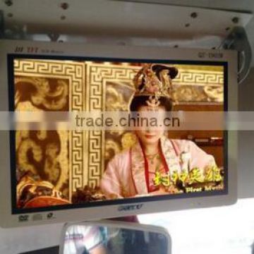 19 inch coach bus TFT LED 3G network advertising player monitor