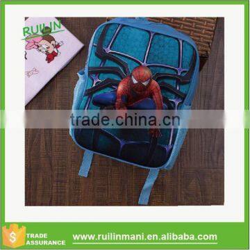 Three-dimensional Lightweight Blue Spiderman shoulders bookbags for boys