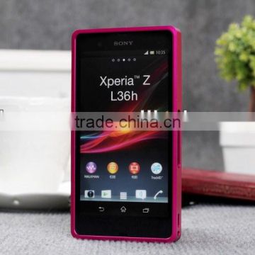 Ultrathin Aluminum Frame Bumper Case For Sony Xperia Z L36h