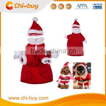 Chi-buy Christmas Polar Fleece Christmas Clothes&Santa Hat Pet Clothes Dog Clothes For Autumn & Winter