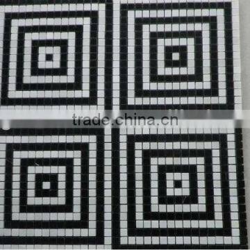 Black and White Mosaic Tile