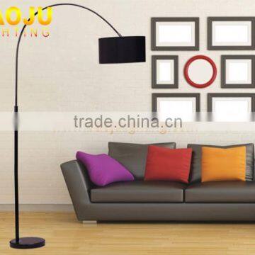 Fabric shade led floor lamps with factory price