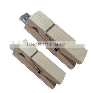 Low Price Wooden Clothespin USB Flash Drive, Custom Usb Wood 4gb, Wood Usb Flash 2.0 Memory photo-4