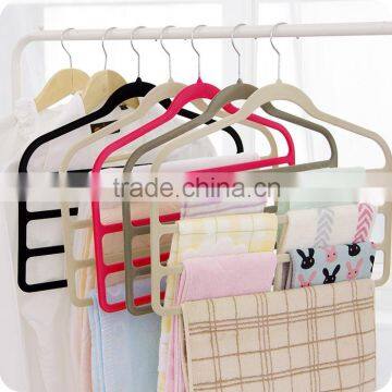 4-Bars Flocked Pants Hanger photo-3