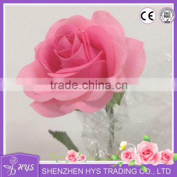 handmad high quality latex real touch rose flower